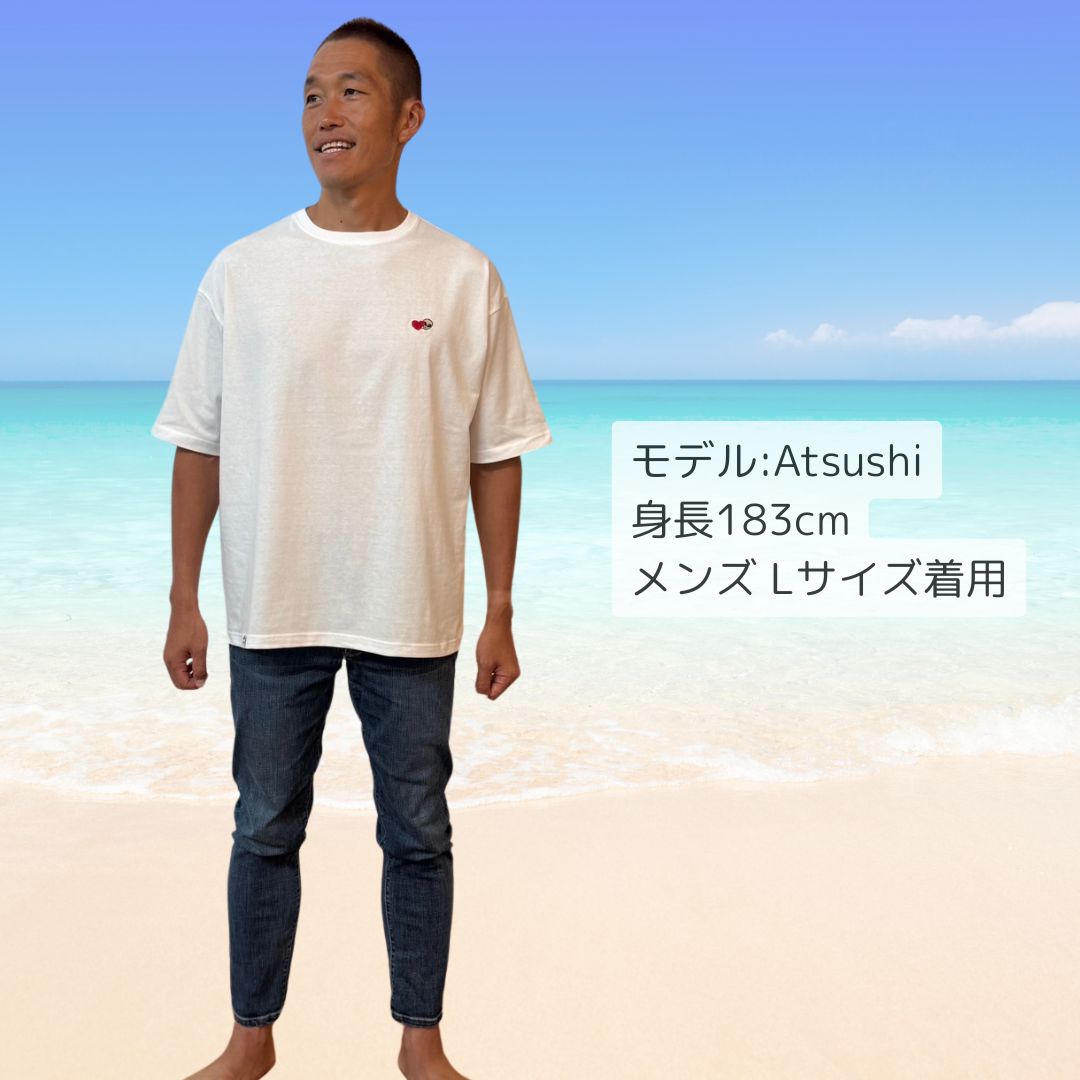 MIRACLE UNIVERSITY ロゴプリントTシャツ （ロング丈）(メンズ)